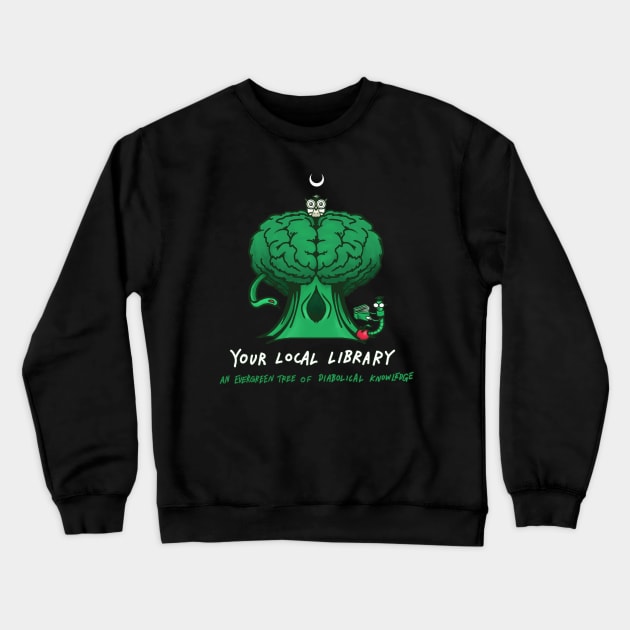 Library Crewneck Sweatshirt by ActualLiam